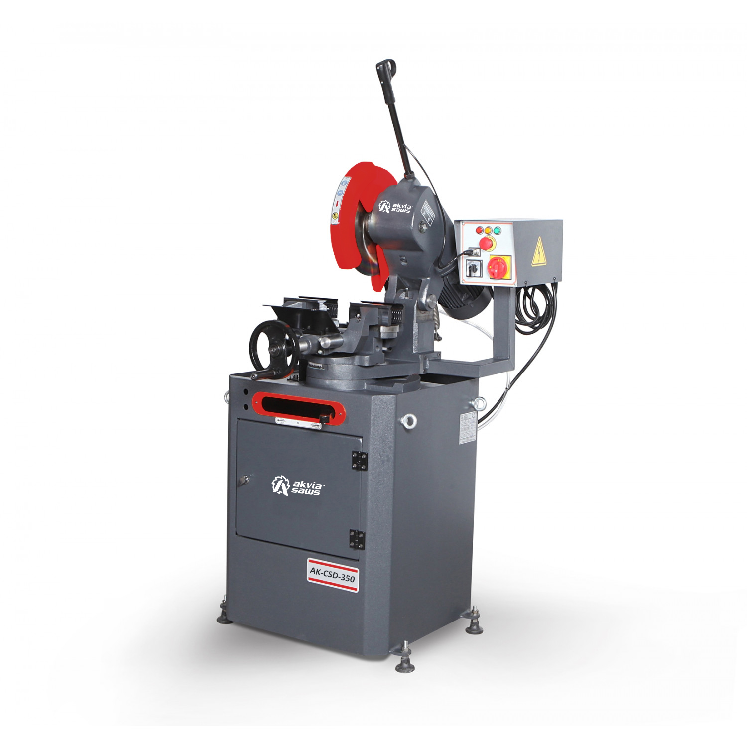 AK-CSD-350 Manual Double Vise Profile and Metal Cutting Machine