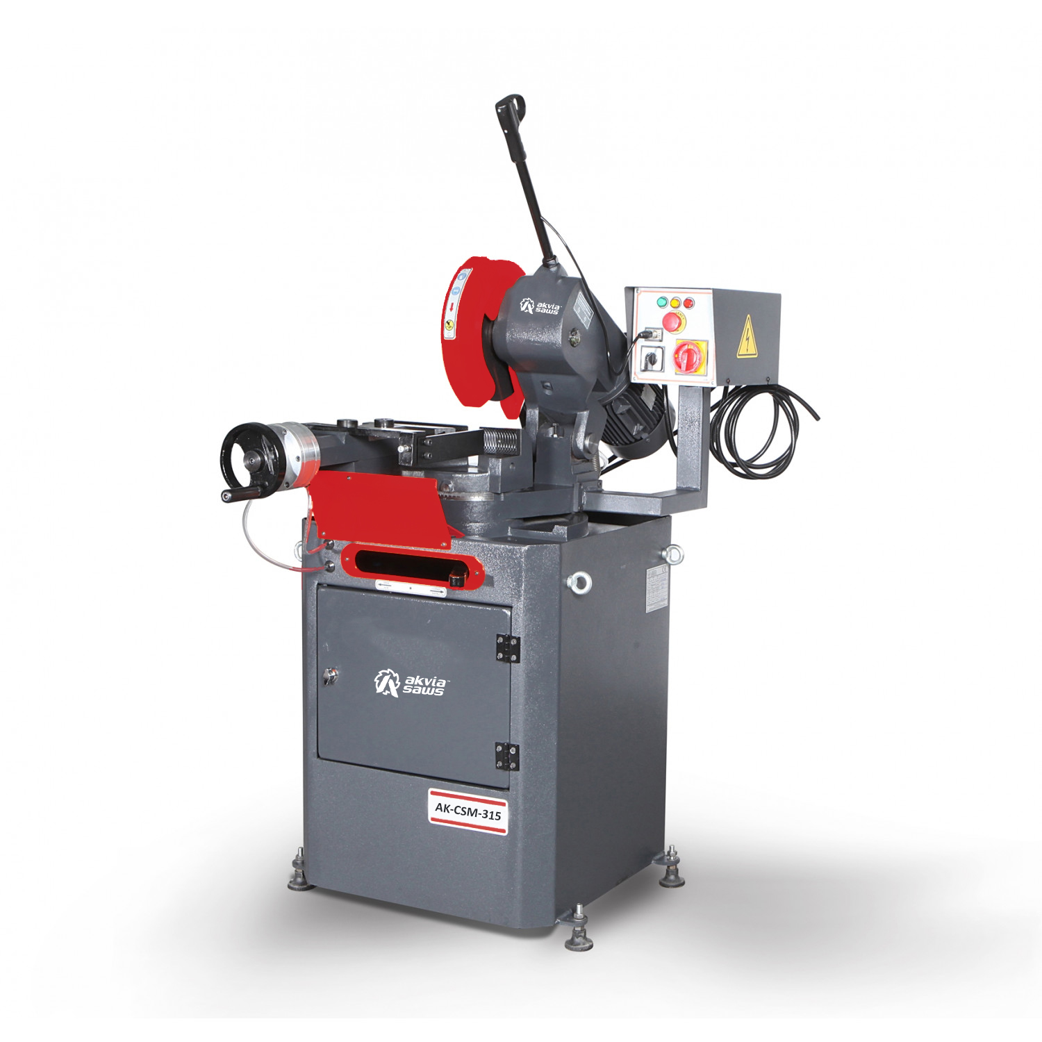 AK-CSM-315 Pneumatic Single Vise Manual Profile and Metal Cutting Machine